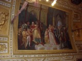 sala dei fiamminghi - soffitto, Gennaro Maldarelli,  Magnanimita' di Tancredi (1840)